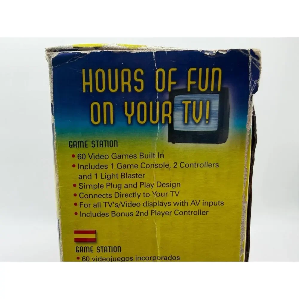 DreamGear Game Station Plug N Play Arcade 60 Games TV Console Boxed 2.20 lb